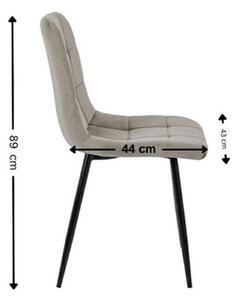 Scaun Living Tapitat KJC37 Bej