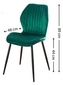 Scaun Living Tapitat KJC104 Verde