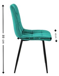 Set 4 Scaune KJC37 Verde
