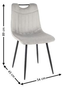 Set 2 Scaune KJC0358 Gri
