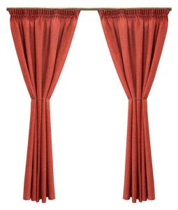 Set draperii Velaria caramiziu, 2x165x200 cm