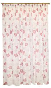 Perdea Velaria flori roz, 365x245 cm