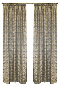 Set draperii Velaria albastru antichizat, 2x140x245 cm