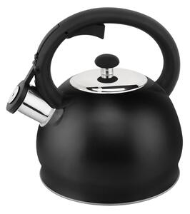 Ceainic din inox, 1.8 L, negru mat, cu maner, JollyMag, KIR5277
