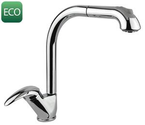 Sapho Sapho, baterie AXUS de sine stătătoare pentru chiuvetă cu duș extensibil, înălțime 345 mm, crom, 1112-72