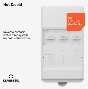 Klarstein AquaFina 6L, purificator de apa, filtrare în 5 trepte, volum 6 l, ecran tactil HD, 6 temperaturi ape, alb