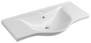 Aqualine, chiuveta ceramica pentru mobila ZARA 100 99,5x46,5cm, alb, 10100