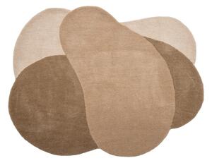 Covor maro din lână 110x140 cm Denton – Bloomingville