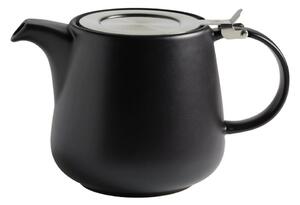 Ceainic din porțelan cu strecurătoare Maxwell & Williams Tint, 1,2 l, negru