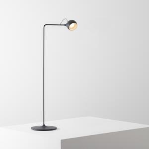 Artemide Ixa Reading lampadar LED dim antracit, reglabil, Negru, Camera de zi / sufragerie, Metal, Design, Lumină de lectură