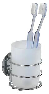 Wenko Turbo-Loc rund Stahl pahar pentru periuta de dinti alb 18779100