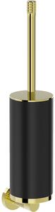 Mexen Triv, perie de toaletă suspendată, negru/auriu, 430x85mm, 70A33071-50B