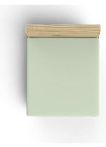 Cearceaf verde deschis din bumbac cu elastic 140x200 cm – Mijolnir