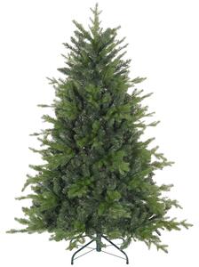 HOMCOM Brad de Crăciun Artificial cu 1309 Crengi, Pliabil cu Bază Metalică, Ø105x150 cm, Verde | Aosom Romania