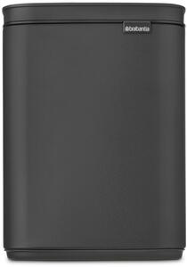 Brabantia Bo cos de gunoi 4 l negru-gri 233708