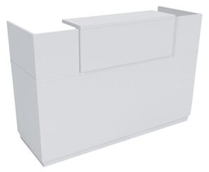 Receptie Lotus, stejar - Gri inchis, 180x70x110 cm