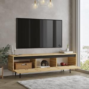 Comoda TV LV1-KL, stejar, PAL, 160x35x45 cm