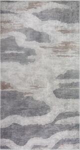 Covor tip traversă gri lavabil 80x200 cm City Clouds – Vitaus