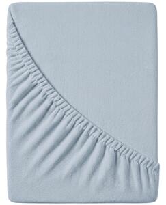 Cearsaf Frotir cu elastic EXCLUSIVE 180 x 200 cm albastru deschis