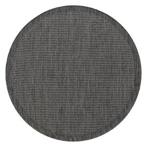 Covor de exterior gri închis rotund ø 120 cm Giza – Ayyildiz Carpets