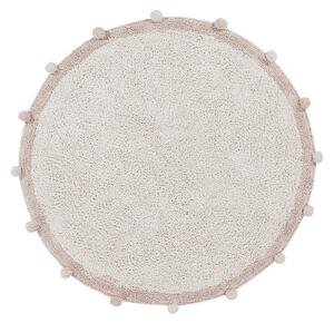 Covor pentru copii crem lavabil/țesut manual din bumbac ø120 cm Bubbly Vintage Nude – Lorena Canals