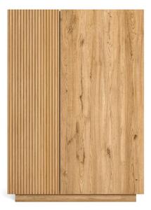 Șifonier cu aspect de lemn de stejar 90x126 cm Rayana – Marckeric