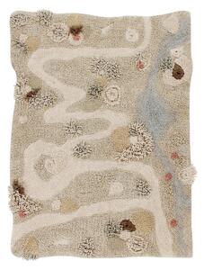 Covor de joacă pentru copii bej din bumbac 120x160 cm Path of Nature – Lorena Canals