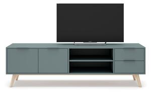 Masă TV verde 180x53 cm Pisco – Marckeric