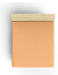 Cearceaf portocaliu din bumbac cu elastic 140x200 cm – Mijolnir