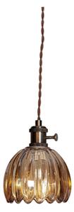 Cottex 8400100-5503 - Lampă suspendată pe cablu cu fișă NORA 1xE14/5W/230V, maro