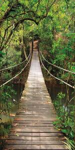Fototapeta pentru usa JUNGLE BRIDGE 86x200 cm