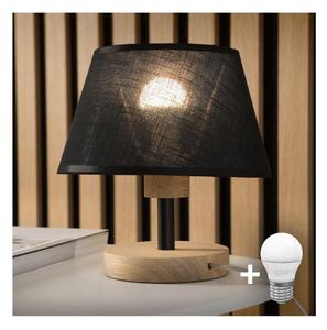 Lampă de masă Brilagi ANTHONY 1xE14/40W/230V stejar/negru