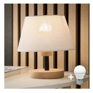 Lampă de masă Brilagi ANTHONY 1xE14/40W/230V stejar/alb