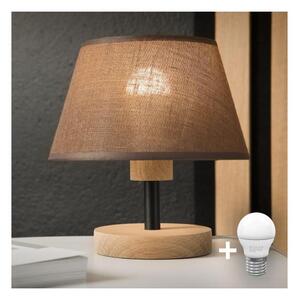 Lampă de masă Brilagi ANTHONY 1xE14/40W/230V stejar/maro