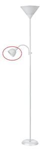 Abajur de rezervă pentru lampadar Rabalux 4061 ACTION E14 alb mic