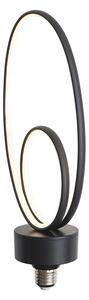 Bec decorativ LED E27 negru 6W 450 lm 3000K