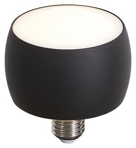 Bec decorativ LED E27 negru 6W 370 lm 3000K