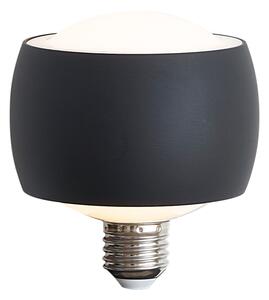 Bec decorativ LED E27 negru 6W 370 lm 3000K