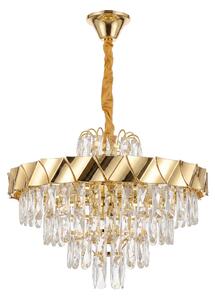 Lampă suspendată din cristal SWE076-CP 50cm GOLD