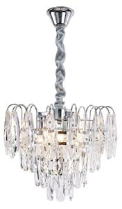 Lampă suspendată din cristal SWE077-CP 30cm Chrome