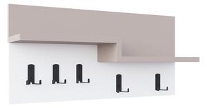 Cuier Harm, stejar-alb, 65x15x31 cm