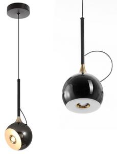 Lampă suspendată LED G087-1CP BLACK CHROME