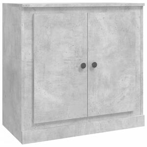 Servantă, gri beton, 70x35,5x67,5 cm, lemn prelucrat