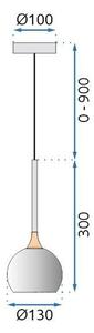 Lampă suspendată LED G086-1CP GOLD