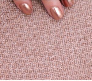 Taburet Copper 56, roz, material textil/bumbac, 40x40x42 cm