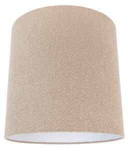 Abajur din material textil bej cu material tip teddy 40/40/40