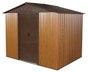 Casa de scule metalice Helsinki 2,4 x 1,7 m Magazin Boss bronz