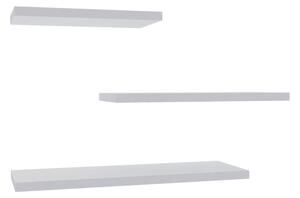 Raft perete Leila set de 3 pachet, Natural, 40x14 cm