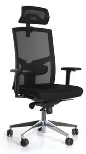 Scaun de birou Vesel LUX, negru