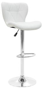 Scaun bar Coozy metal, reglabil pe inaltime, 47x45x90 cm
